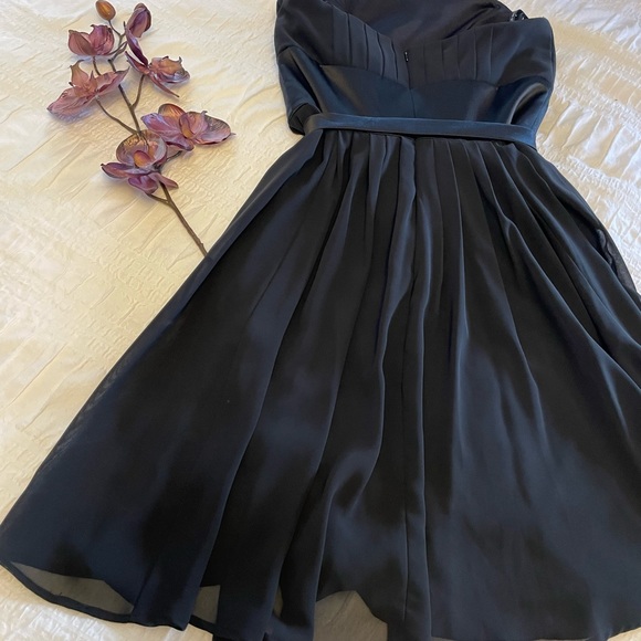 After Six strapless black dress.  Size 8. - Picture 3 of 4